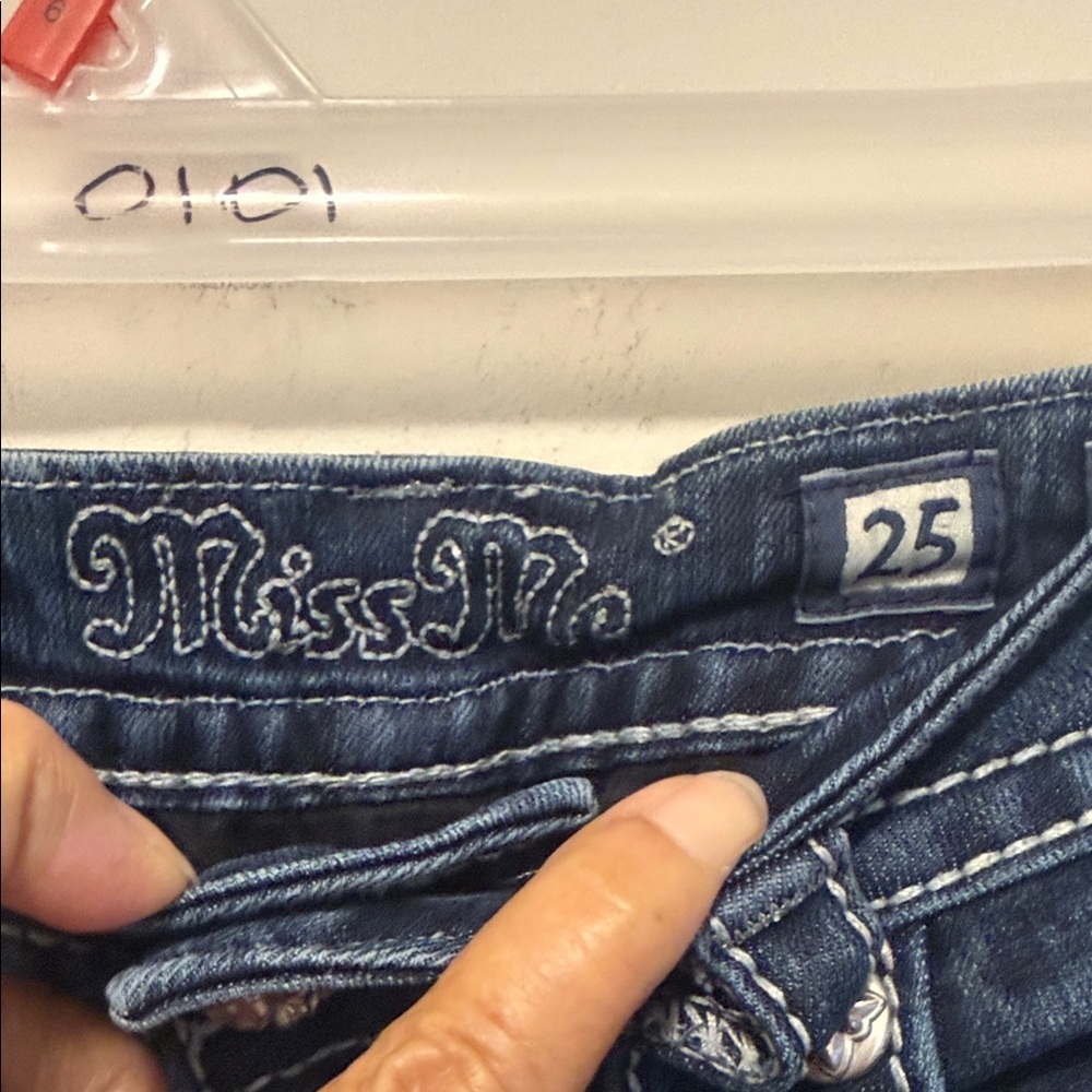 Miss Me Women's Dark Blue Jeans - Picture 6 of 16